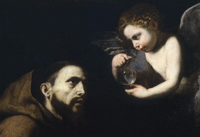 Vision av Sankt Franciskus av Assisi - Jusepe de Ribera