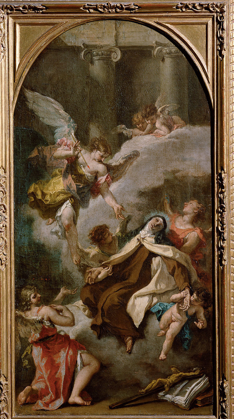 Vision av heliga Teresa av Avila - Sebastiano Ricci