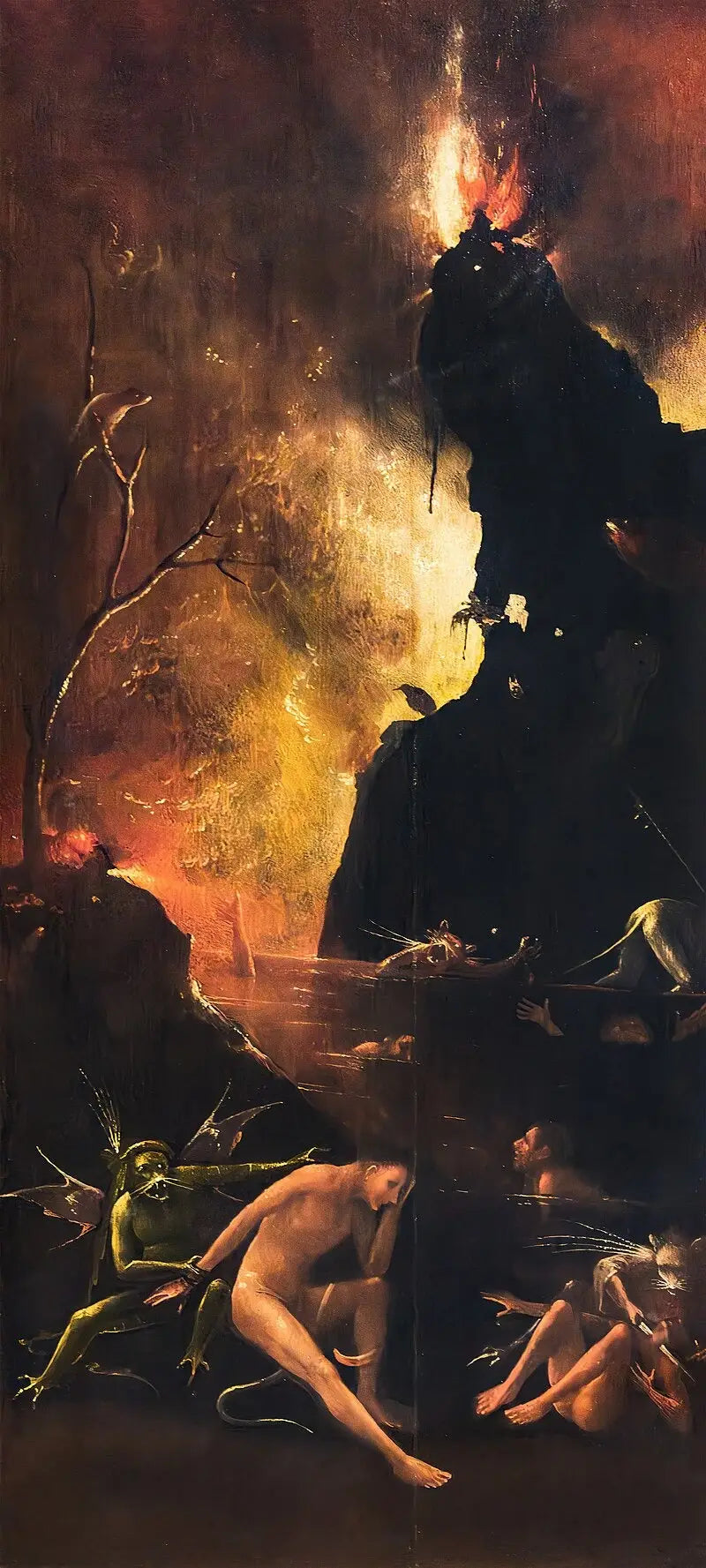 Visioner av andra sidan: helvetet - Hieronymus Bosch
