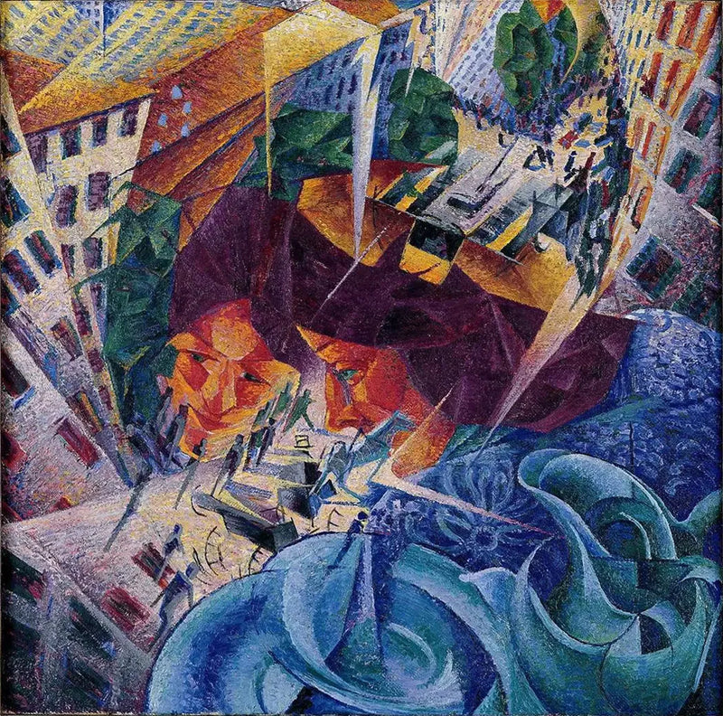 Samtidiga visioner - Umberto Boccioni