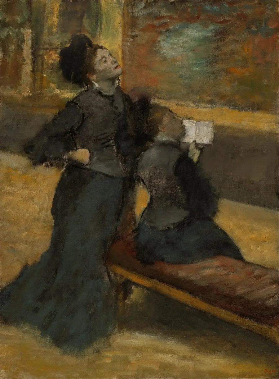 Besök på ett museum - Edgar Degas