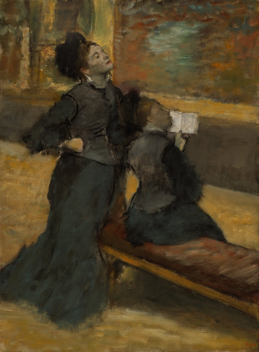 Besöket på museet - Edgar Degas