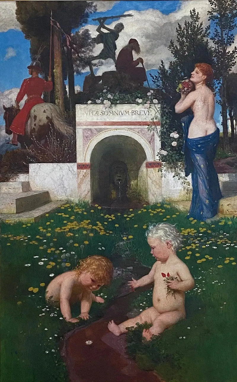 Vita somnium breve (Livet är en kort dröm) - Arnold Böcklin