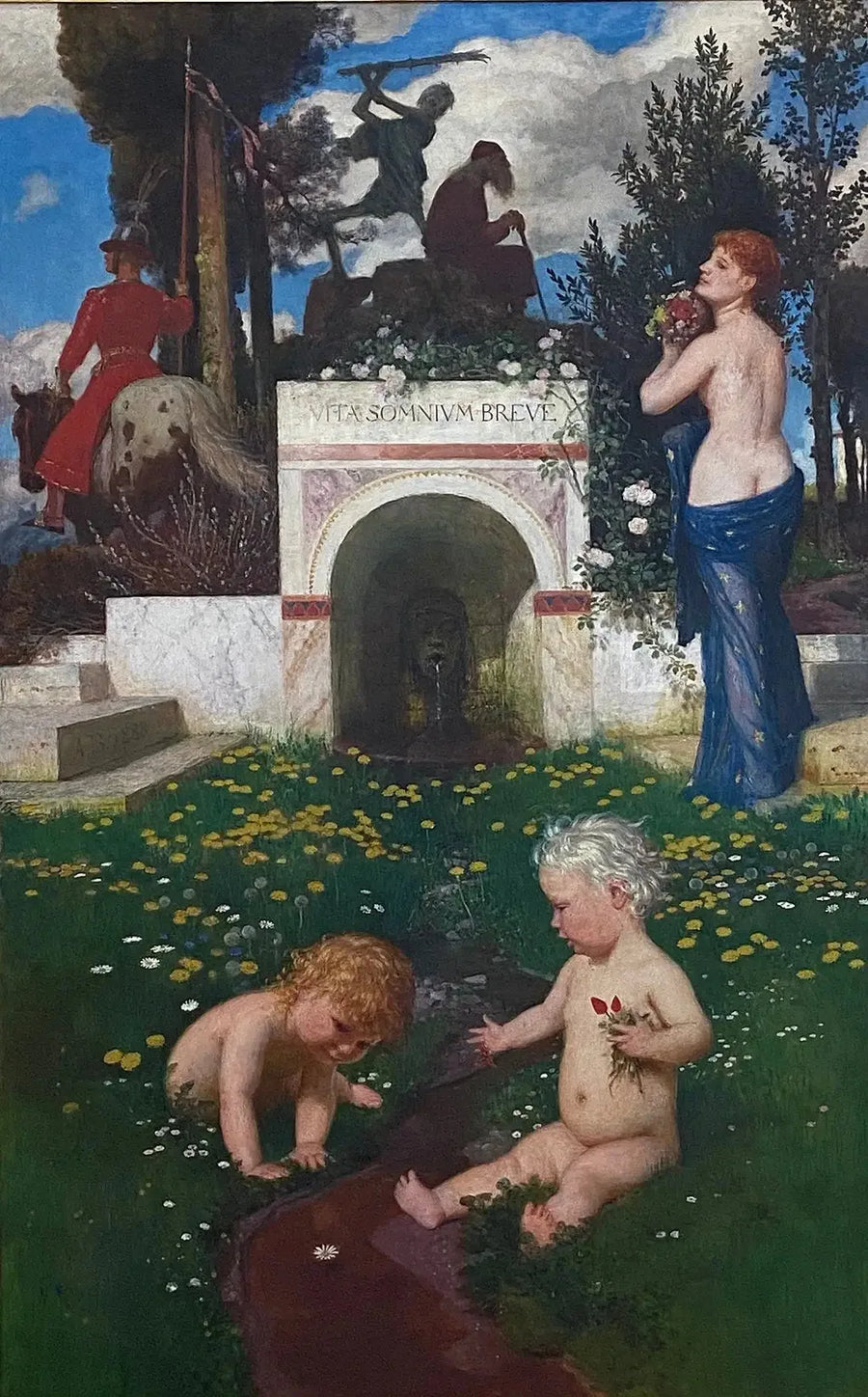 Vita somnium breve (Livet är en kort dröm) - Arnold Böcklin