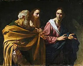 Sankt Petrus och Sankt Andreas kallelse - Caravaggio