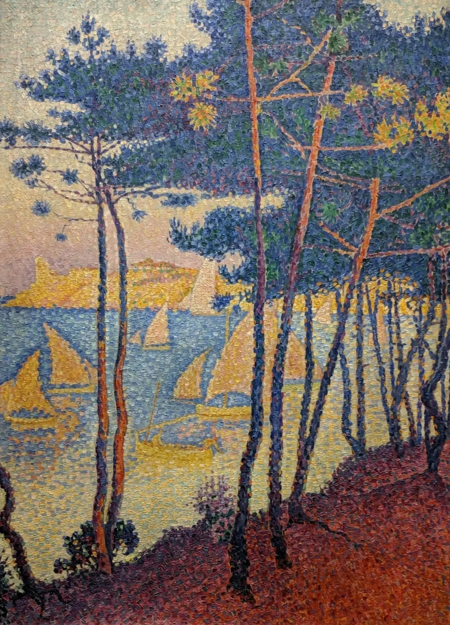 Segel och nålar - Paul Signac