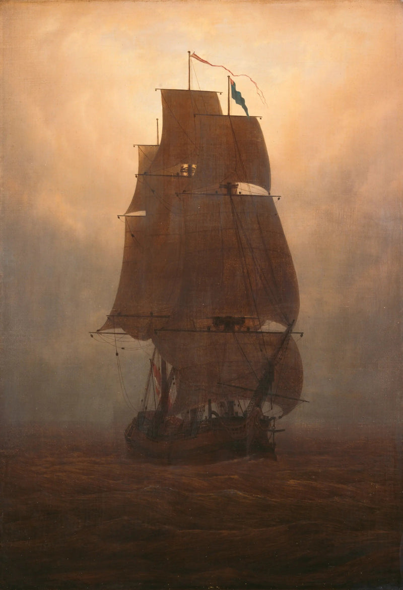 Segelbåt - Caspar David Friedrich