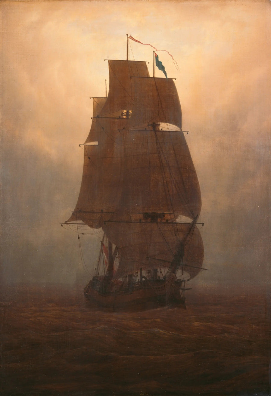 Segelbåt - Caspar David Friedrich