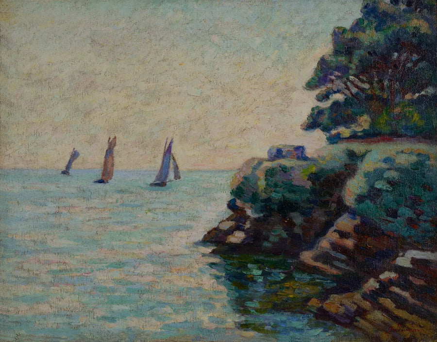 Segelbåtar i Saint Palais sur Mer - Armand Guillaumin