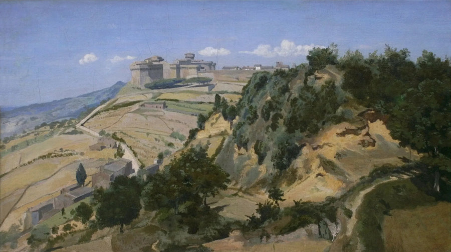 Volterra, citadellen - Jean-Baptiste Camille Corot