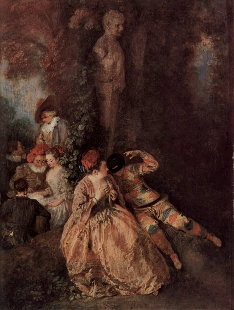 Vill du triumfera över de vackra? - Antoine Watteau