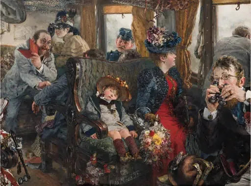 Resa genom en vacker natur - Adolph von Menzel