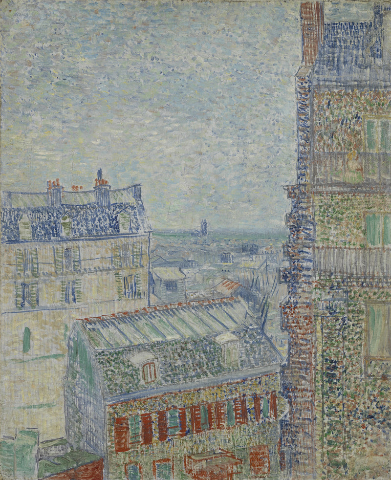 Utsikt över taken i Paris - Vincent van Gogh