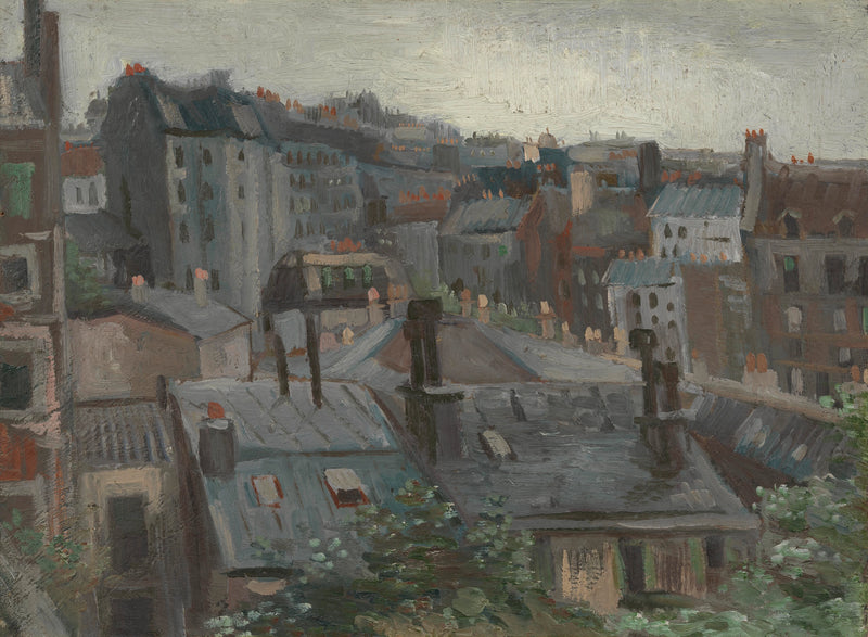Utsikt från Vincents ateljé - Vincent van Gogh