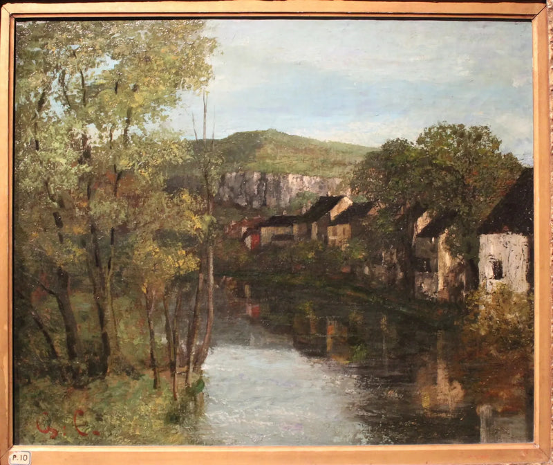 Utsikt över Ornans - Gustave Courbet