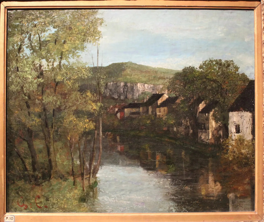 Utsikt över Ornans - Gustave Courbet