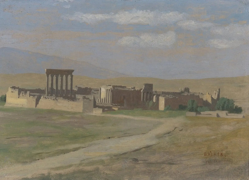 Utsikt över Baalbek - Jean-Léon Gérôme