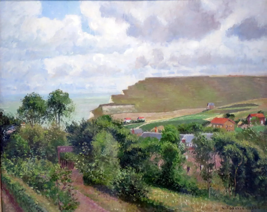 Utsikt över Berneval - Camille Pissarro