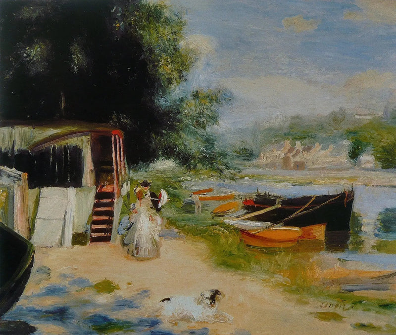 Utsikt över Bougival - Pierre-Auguste Renoir