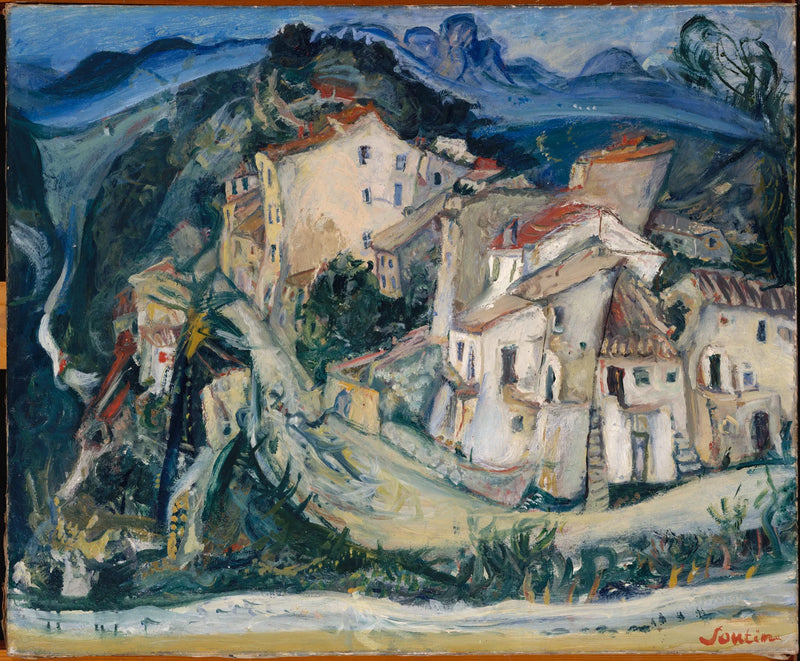 Cagnes utsikt - Chaim Soutine