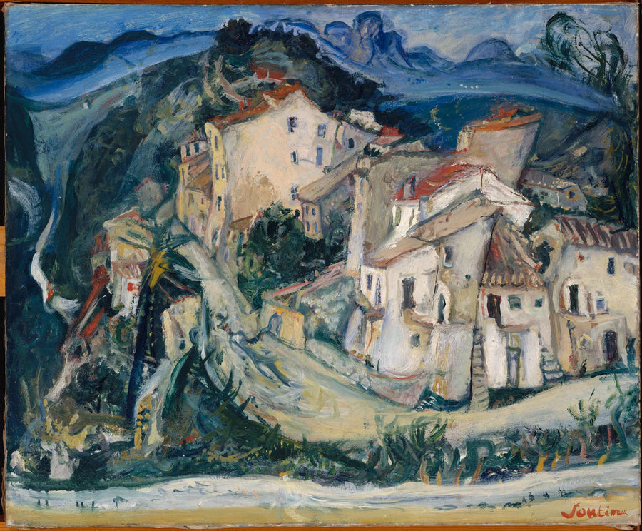 Cagnes utsikt - Chaim Soutine