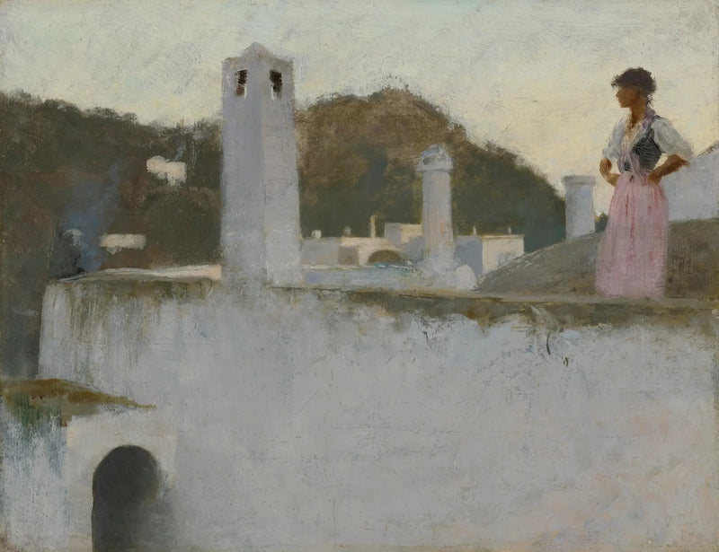 Utsikt över Capri - John Singer Sargent