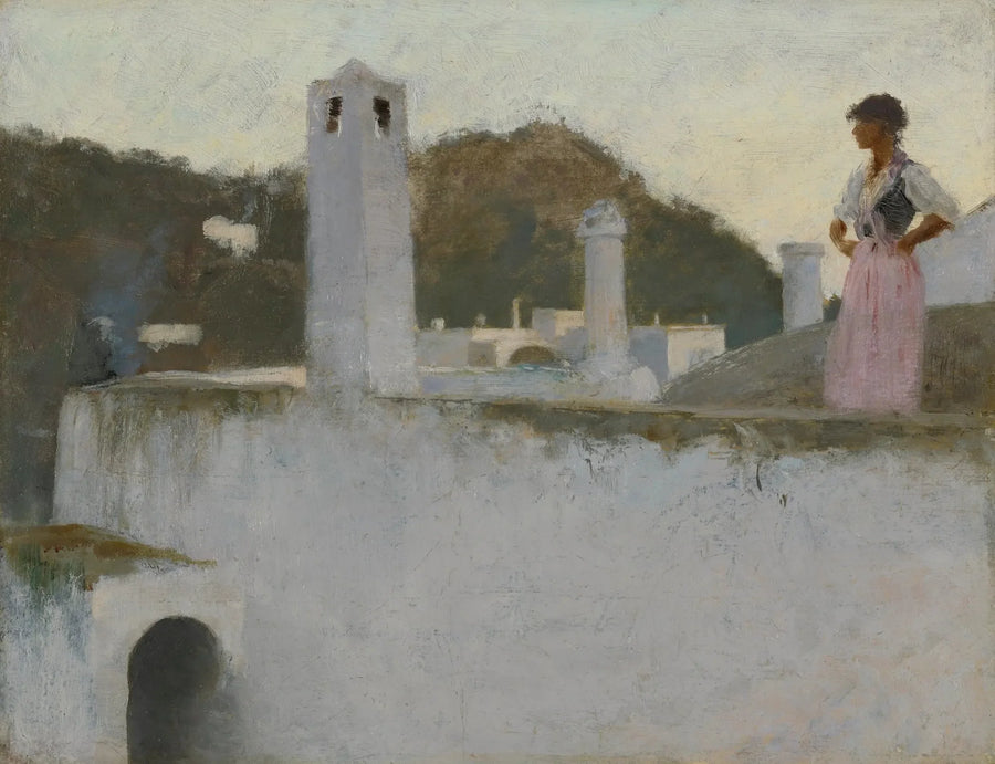Utsikt över Capri - John Singer Sargent