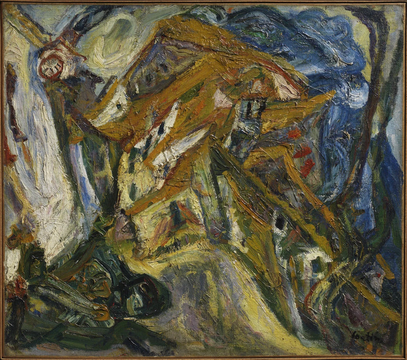 Céret utsikt - Chaim Soutine