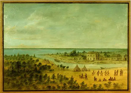 Vy över Chicago 1837 - George Catlin