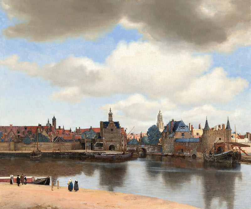 Utsikt över Delft - Johannes Vermeer