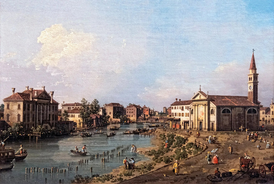 Vy av Dolo - Canaletto