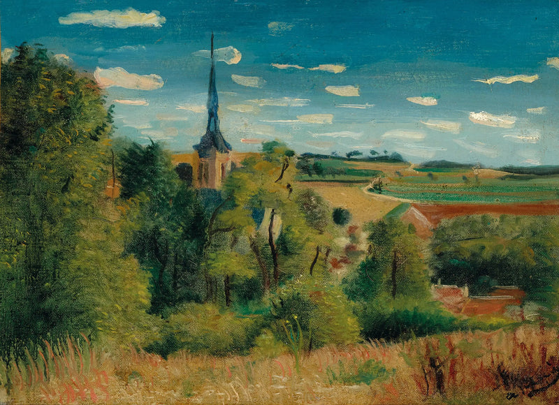Vy av Donnemarie-en-Montois - André Derain