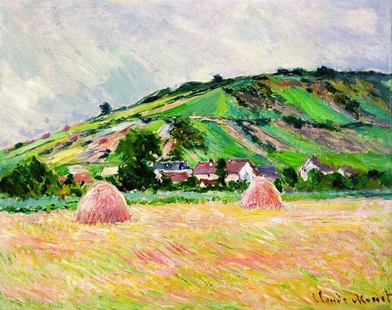 Utsikt över Giverny W1074 - Claude Monet