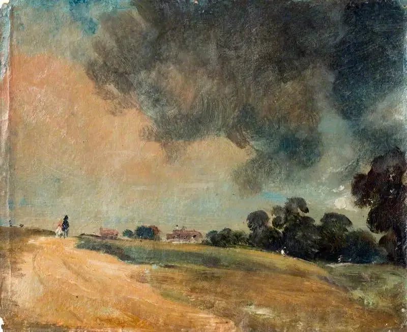 Vy över Hampstead, mot öster - John Constable