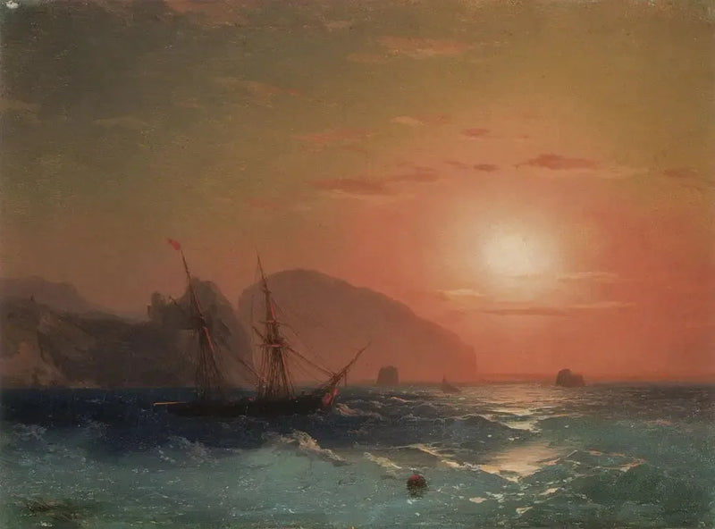 Vy av Ayu Dag Kriméa - Ivan Aïvazovski