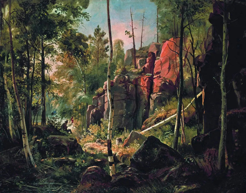 Utsikt över Valaamön. Kukko - Ivan Chichkine