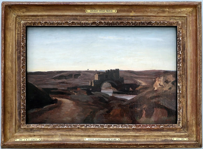 Vy över landsbygden nära Rom - Jean-Baptiste Camille Corot