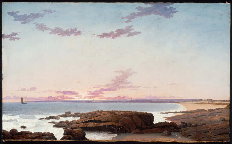 Utsikt över Coffin-stranden - Fitz Henry Lane