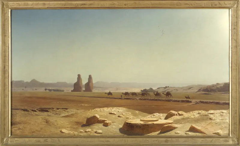 Utsikt över Thebe-slätten (Övre Egypten) - Jean-Léon Gérôme