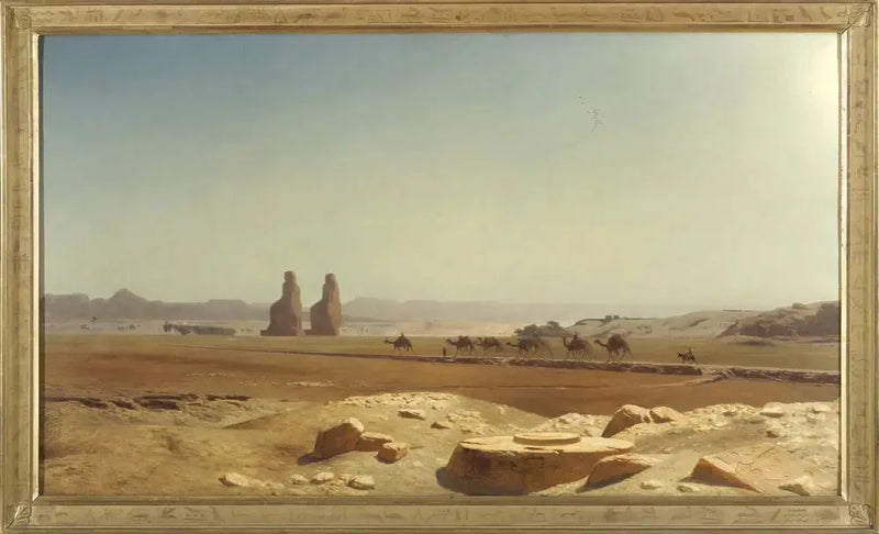 Utsikt över Thebe-slätten (Övre Egypten) - Jean-Léon Gérôme