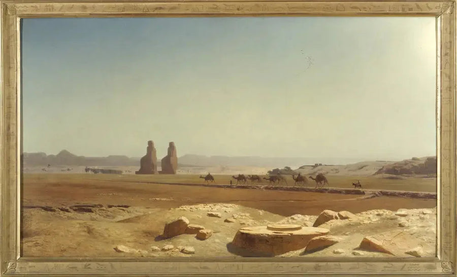 Utsikt över Thebe-slätten (Övre Egypten) - Jean-Léon Gérôme