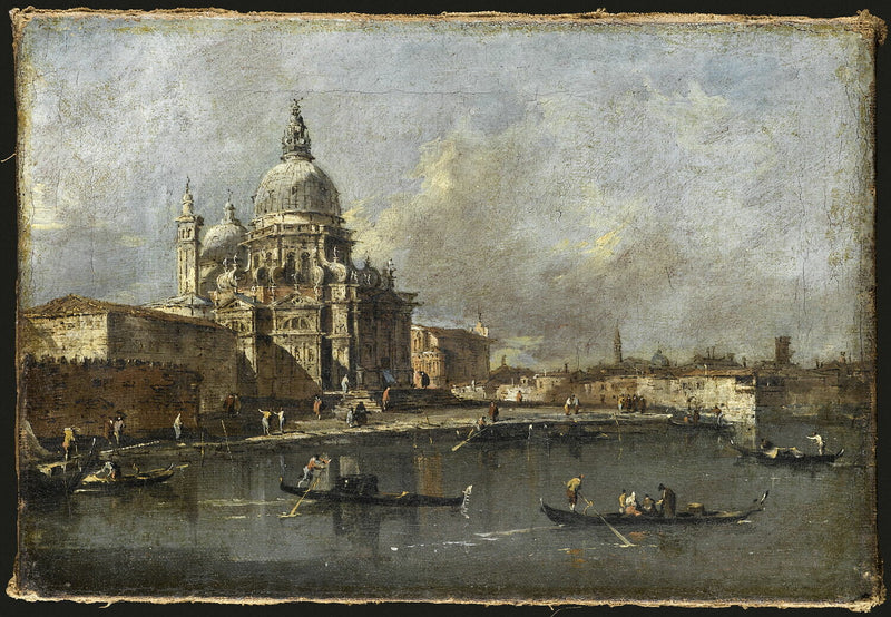 Utsikt över La Salute - Francesco Guardi