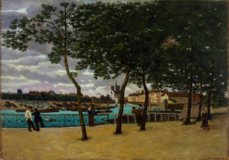 Vy över Seine, Paris - Armand Guillaumin