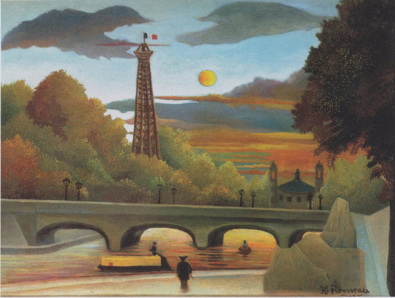Vy av Eiffeltornet - Henri Rousseau