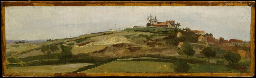 Vy av Lormes - Jean-Baptiste Camille Corot