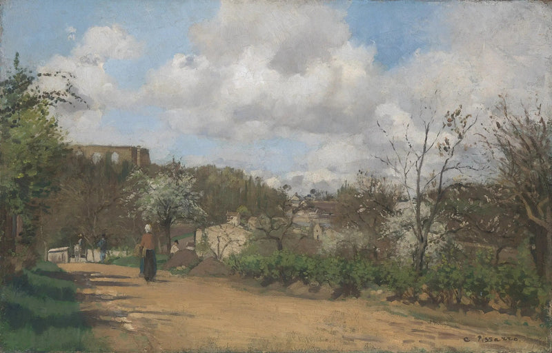 Utsikt över Louveciennes - Camille Pissarro