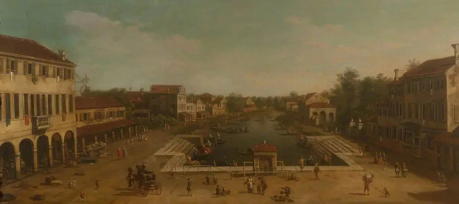 Vy av Mestre - Canaletto