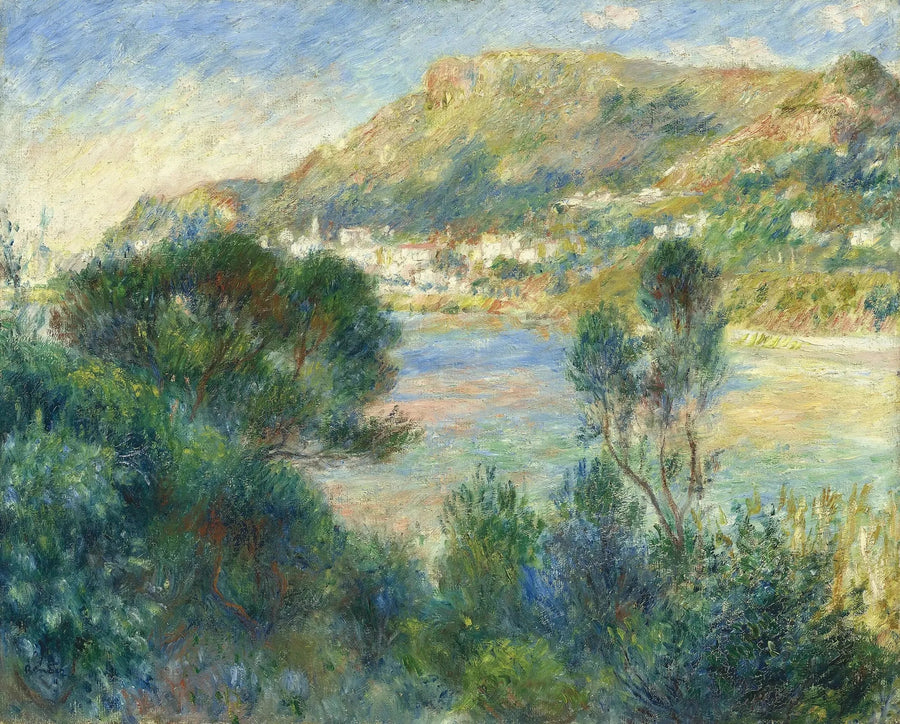Utsikt över Monte Carlo från Cap Martin - Pierre-Auguste Renoir