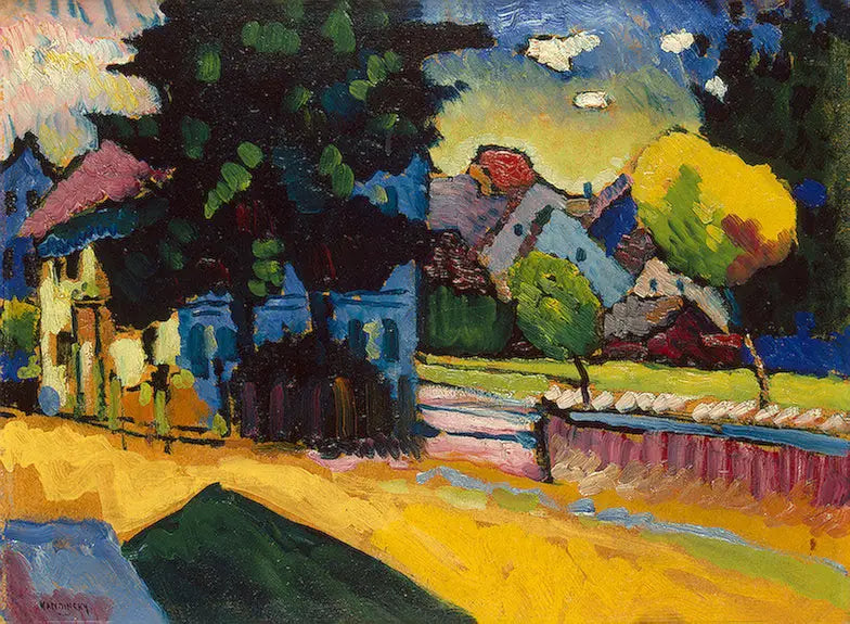 Utsikt över Murnau - Vassily Kandinsky