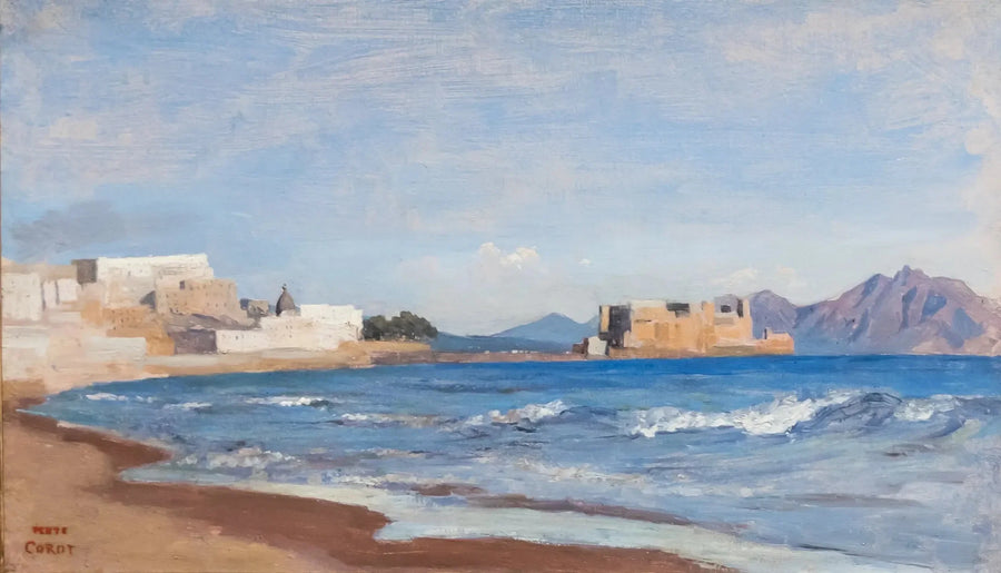 Vy över Neapel - Jean-Baptiste Camille Corot
